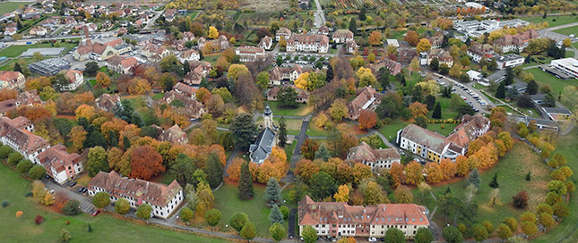 vue aérienne CHR