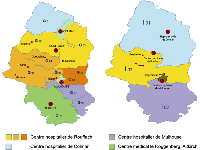 Carte sectorisation haut-rhin